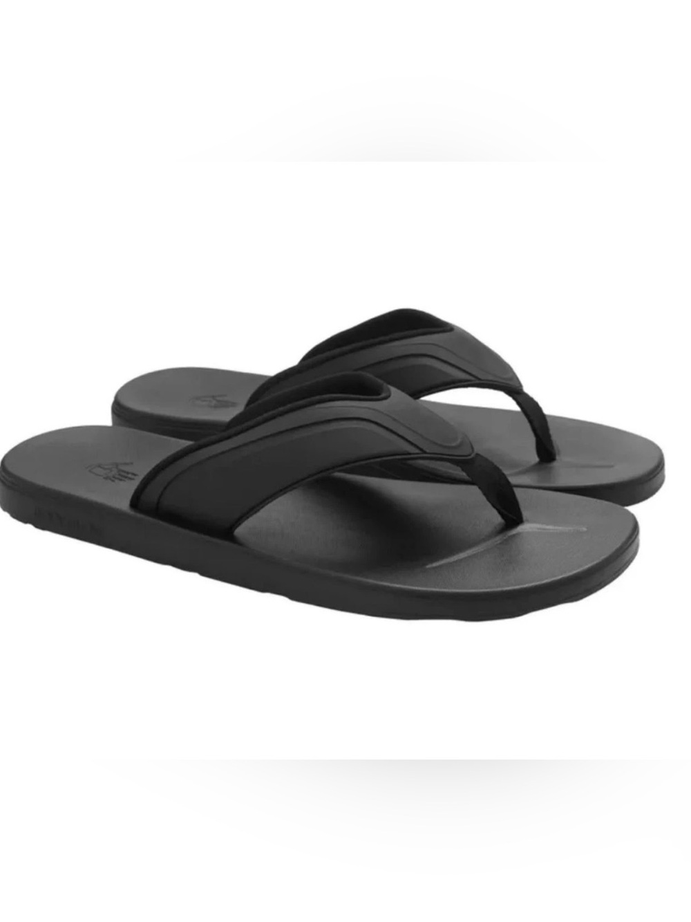 Body Glove Men’s Comfort Flip Flop Sandals Black Thong Padded Beach Casual sz 13